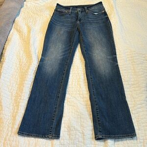 Lucky Brand Zoe High Rise Straight Jeans